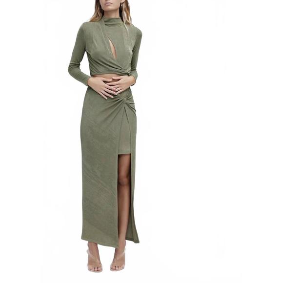 NEW SIGNIFICANT OTHER ivy skirt in khaki
